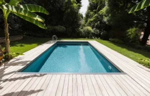 amenagement terrasse piscine padouk