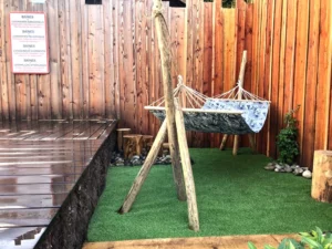hamac coté jardin