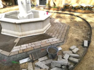 pavage-pave-tour-fontaine